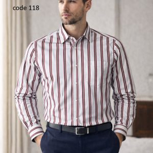 Mens long sleeve Strip shirt