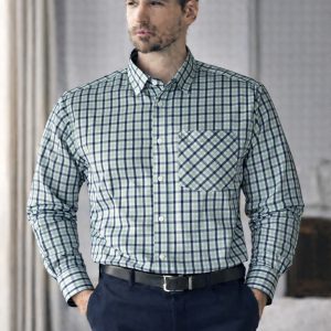 Mens long sleeve Grameen check shirt